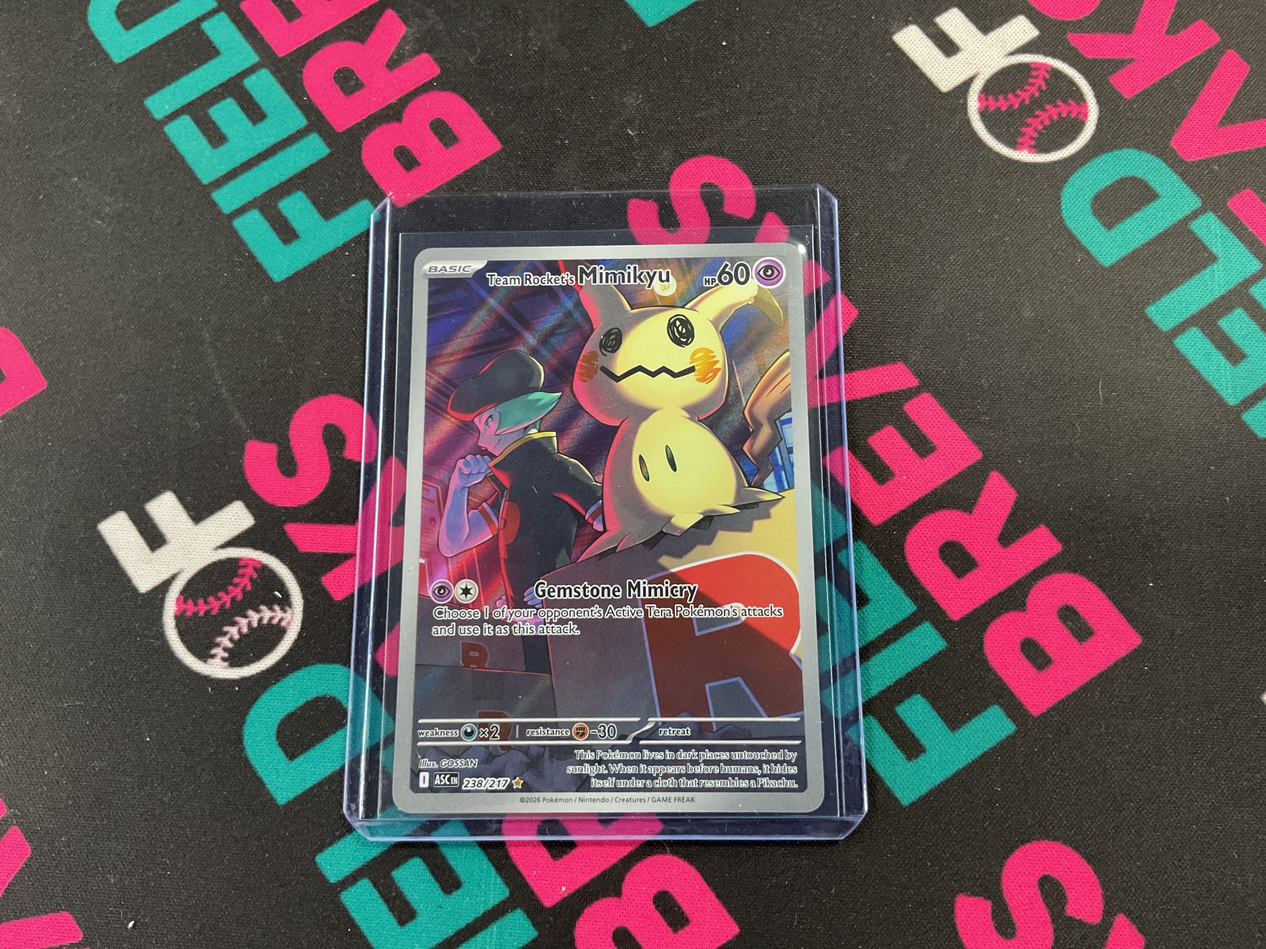 Team rockets Mimikyu Ascended Hero’s 238/217
