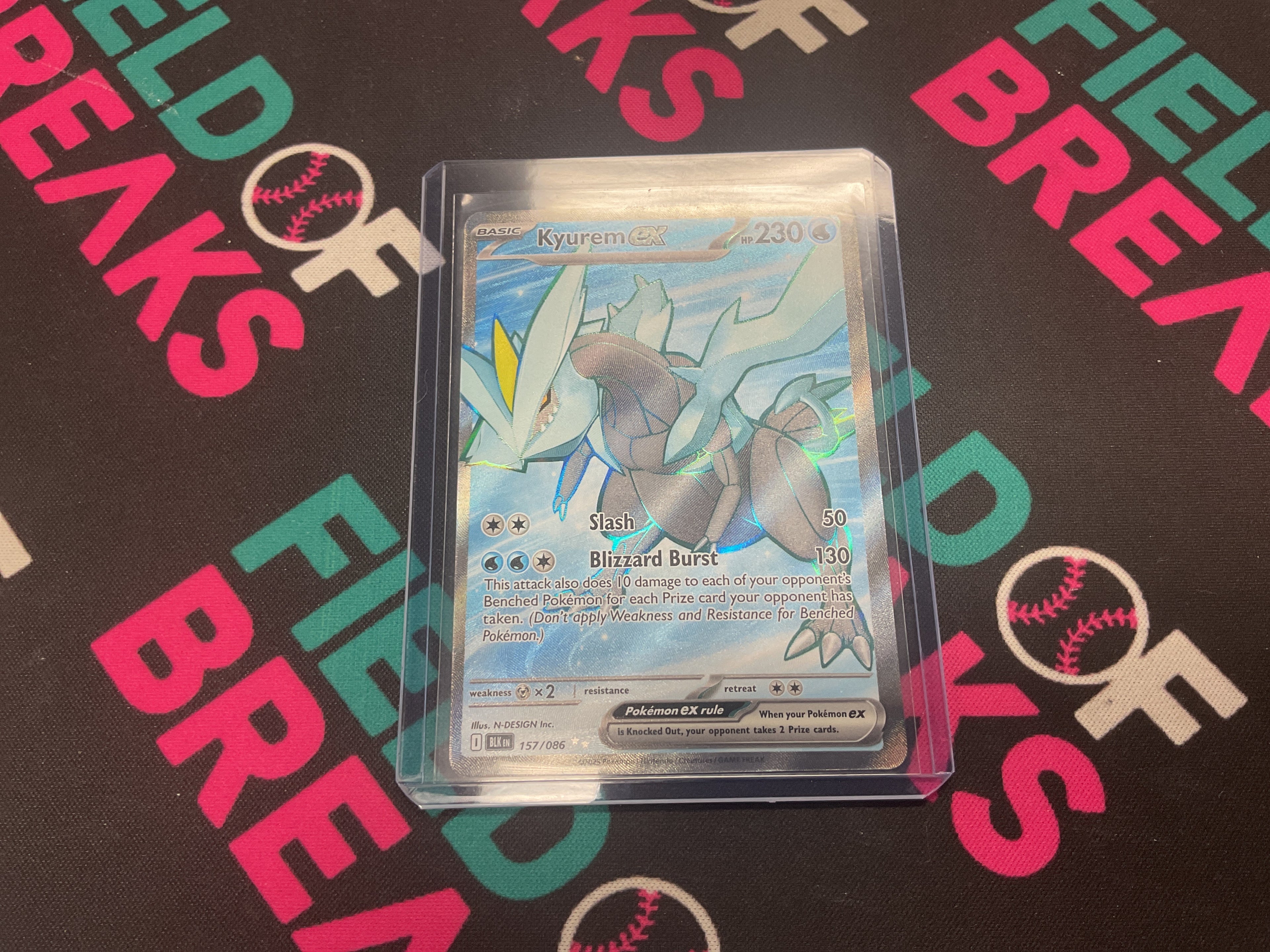 Kyurem EX Full Art Black Bolt 157/086