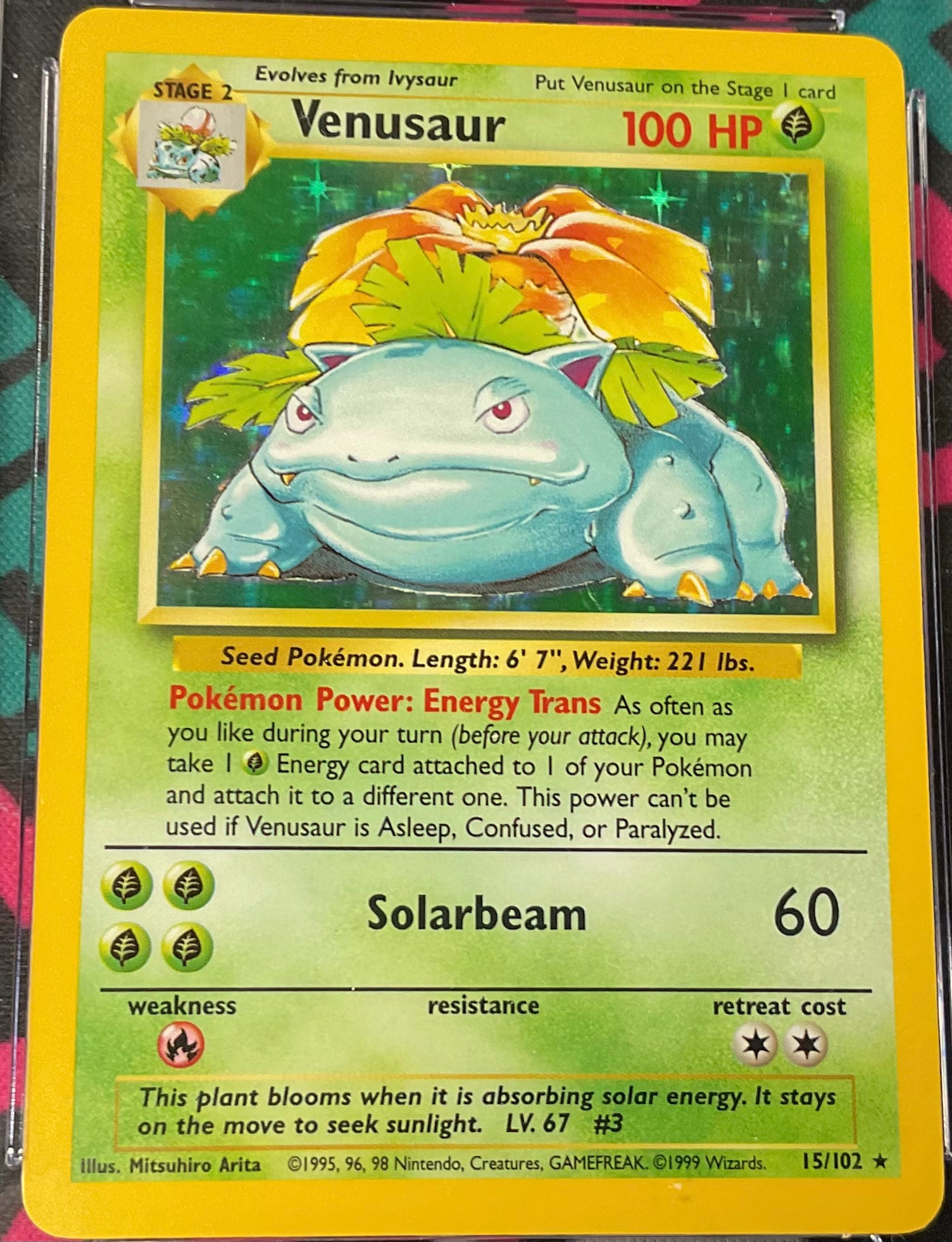 Venusaur Base Set Holo
