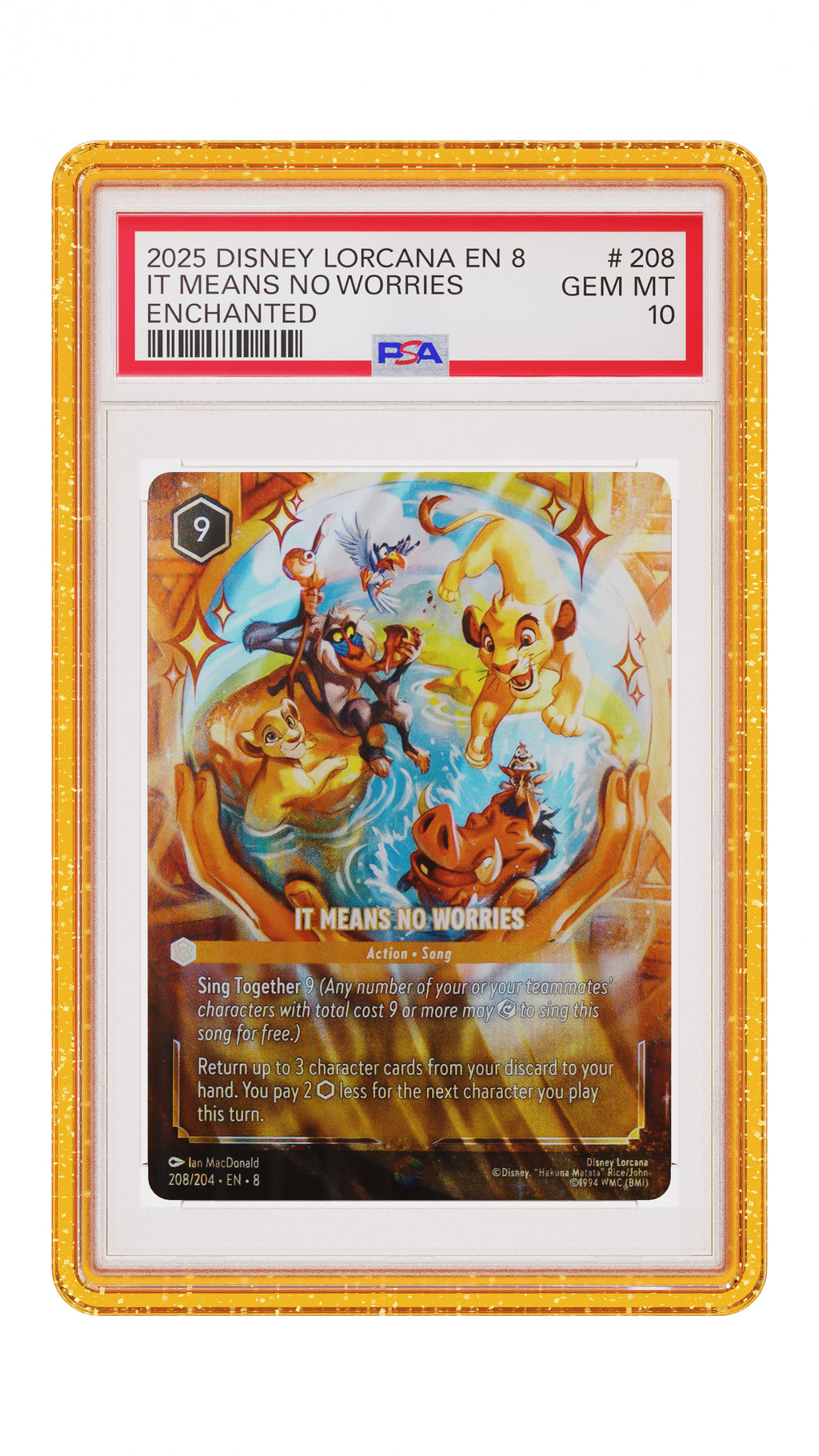 Graded Guard Yellow Glitter Hobby Store EXCLUSIVE