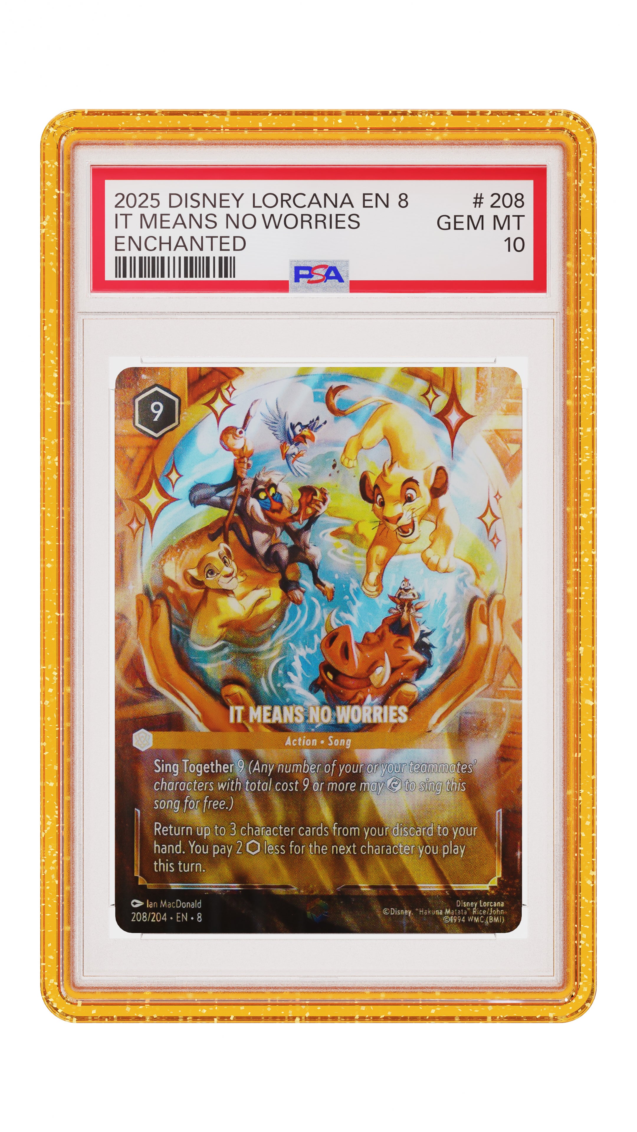 Graded Guard Yellow Glitter Hobby Store EXCLUSIVE
