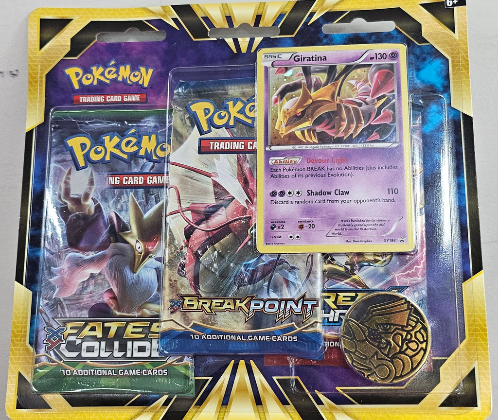 Giratina Fates Colliode 3 pack Blister