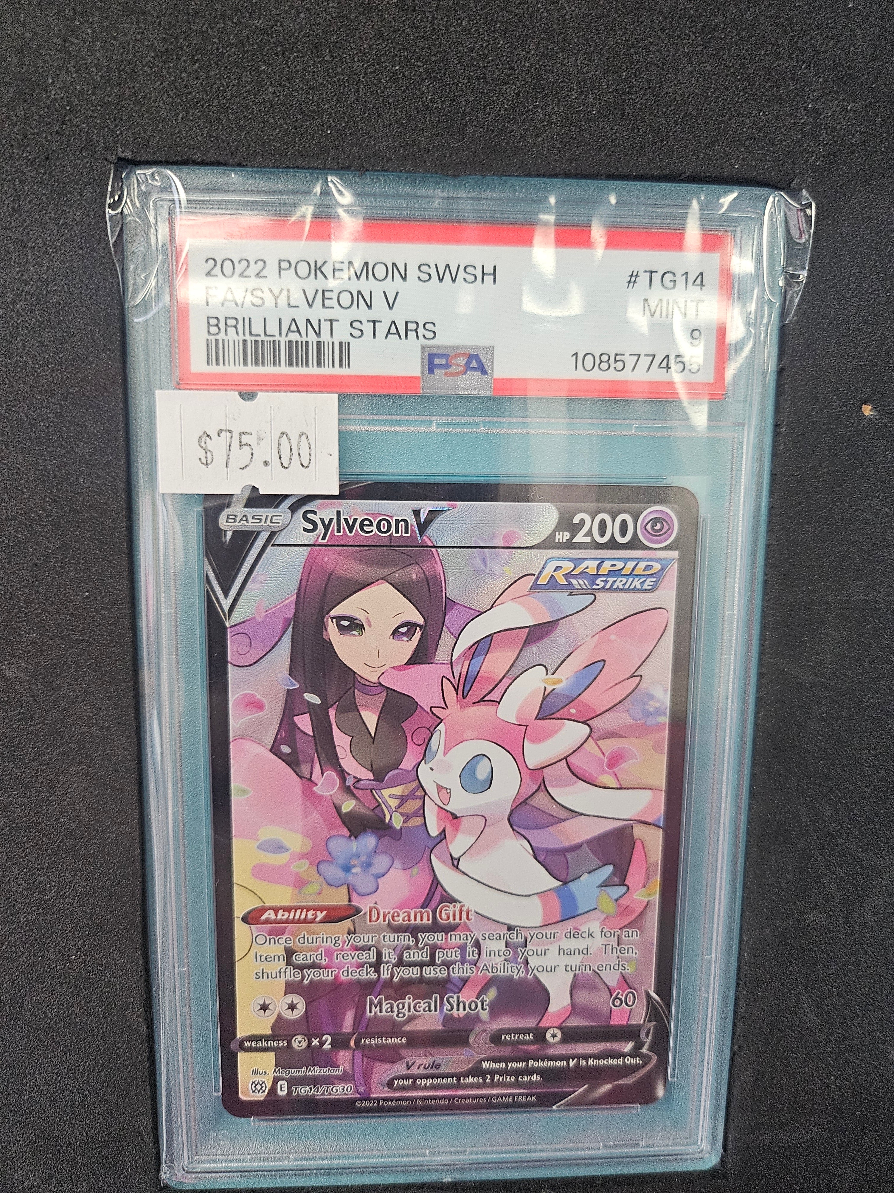 Sylveon V Brilliant Stars TG14/TG30 PSA 9